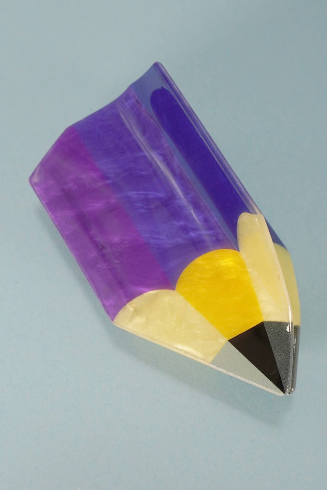BOOK STACK SCHOOL HAIR CLAW CLIPS | 40H857: BOOK1