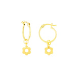 FYB Jewelry Kaia Flower Hoop Earrings