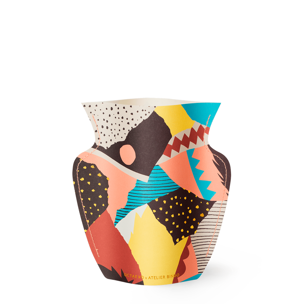 
                
                    Load image into Gallery viewer, OCTAEVO Atelier Bingo Mini Paper Vase
                
            