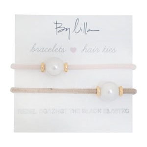 By Lilla Halo Neutrals Hair Ties