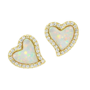 Kamaria Amore Heart Stud Earrings