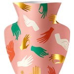 OCTAEVO Hamsa Paper Vase